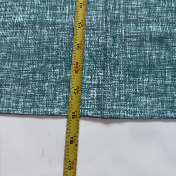 Tommy Bahama Napkin Set Of 6 Lagoon Green Cross Stitch Pattern EUC - Picture 2 of 3